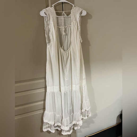 SOLD Free People Lace bottom midi dress - Picture 7 of 11